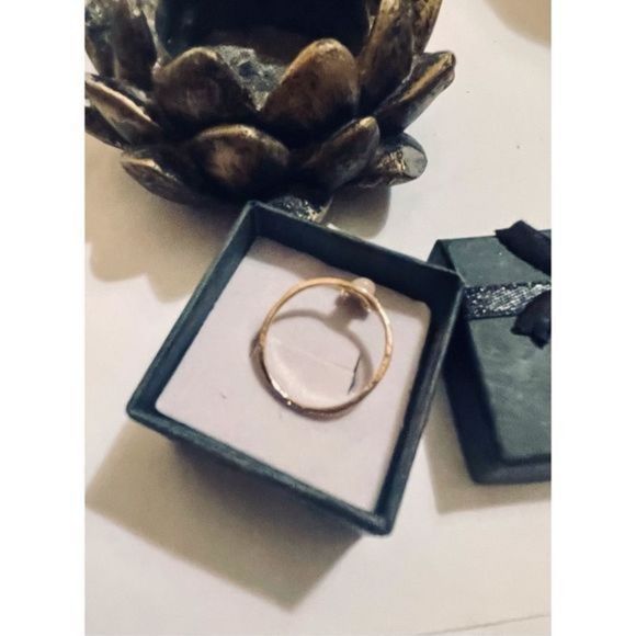 Pretty opal CROWN GOLD BOHO RING - Picture 5 of 5